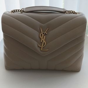**SOLD** YSL loulou small beige